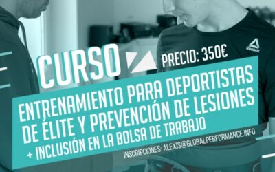 Curso: Formación sobre entrenamiento para deportistas de élite y prevención de lesiones